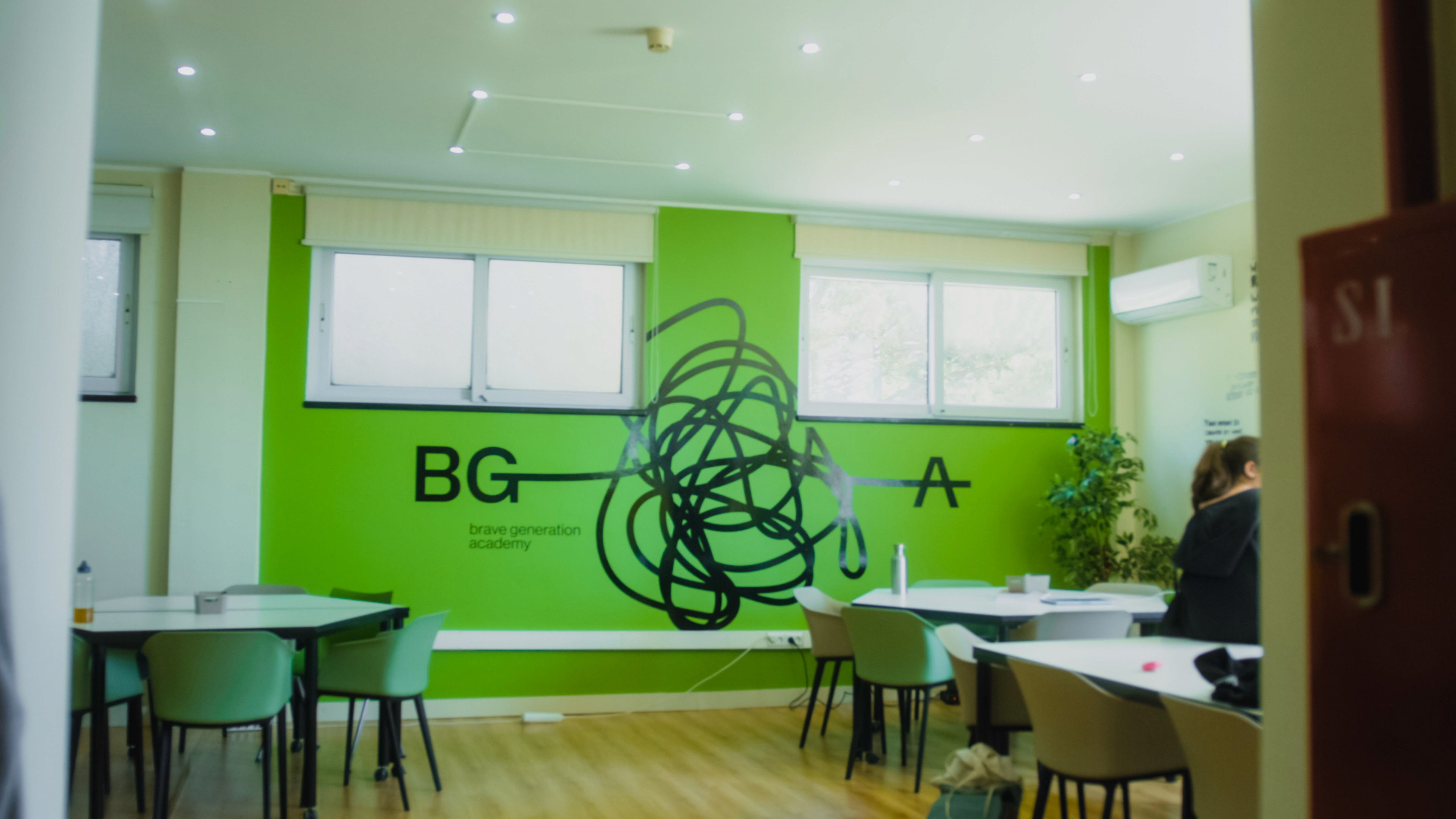 Sala de convívio num Hub da BGA